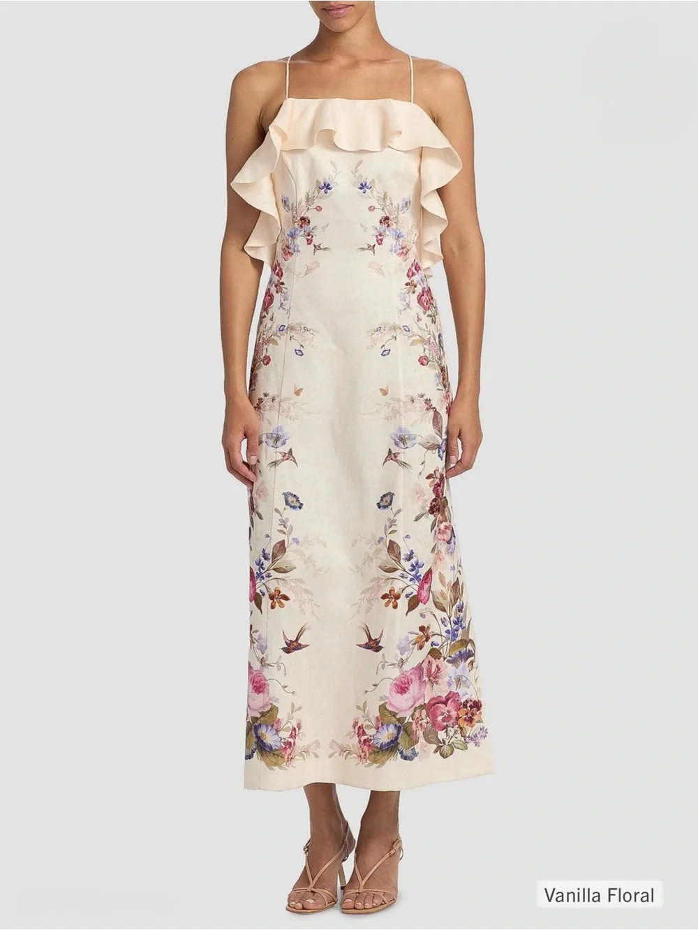 Zimmermann Patience Floral Linen Dress - Picture 4 of 7